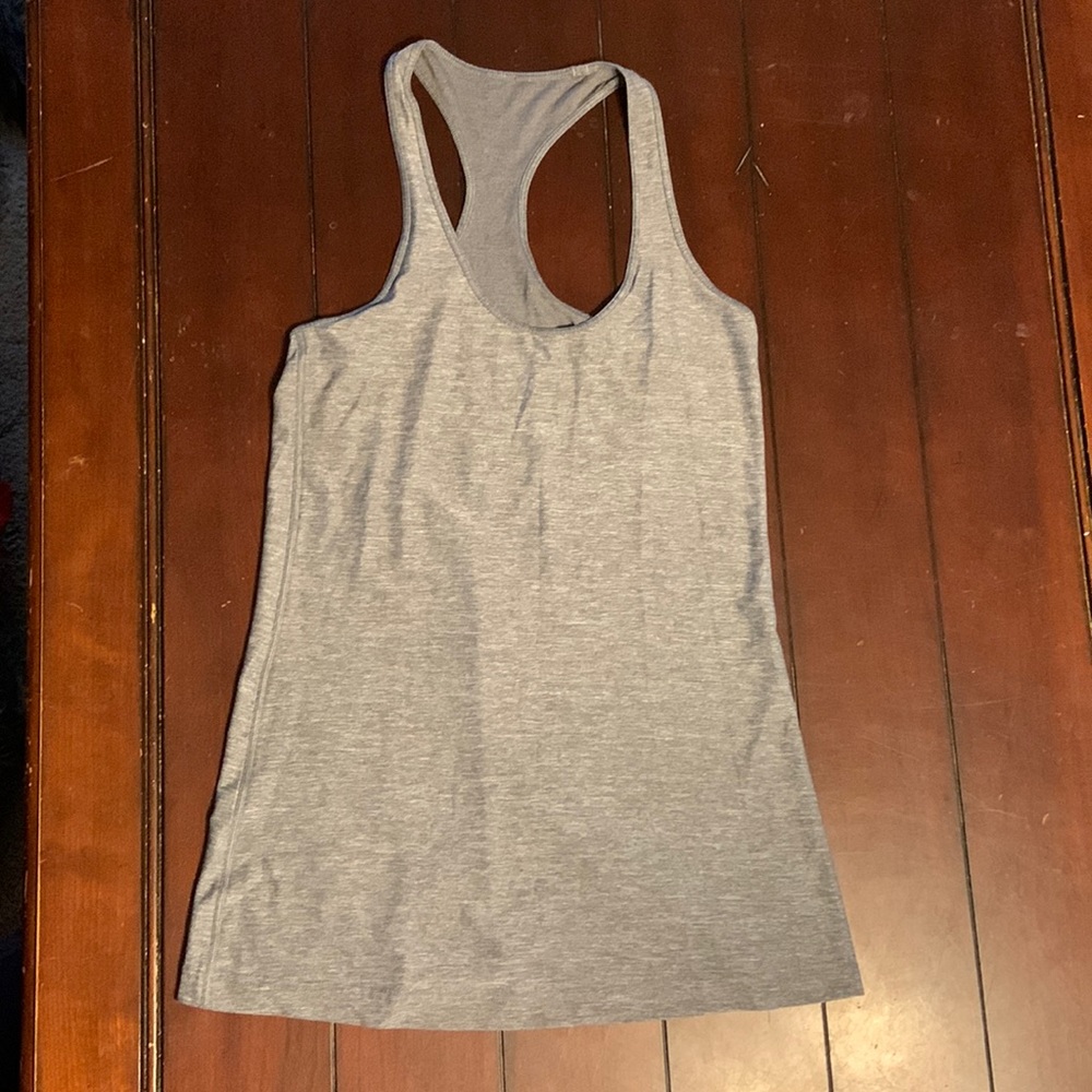 Lululemon heather gray tank top small